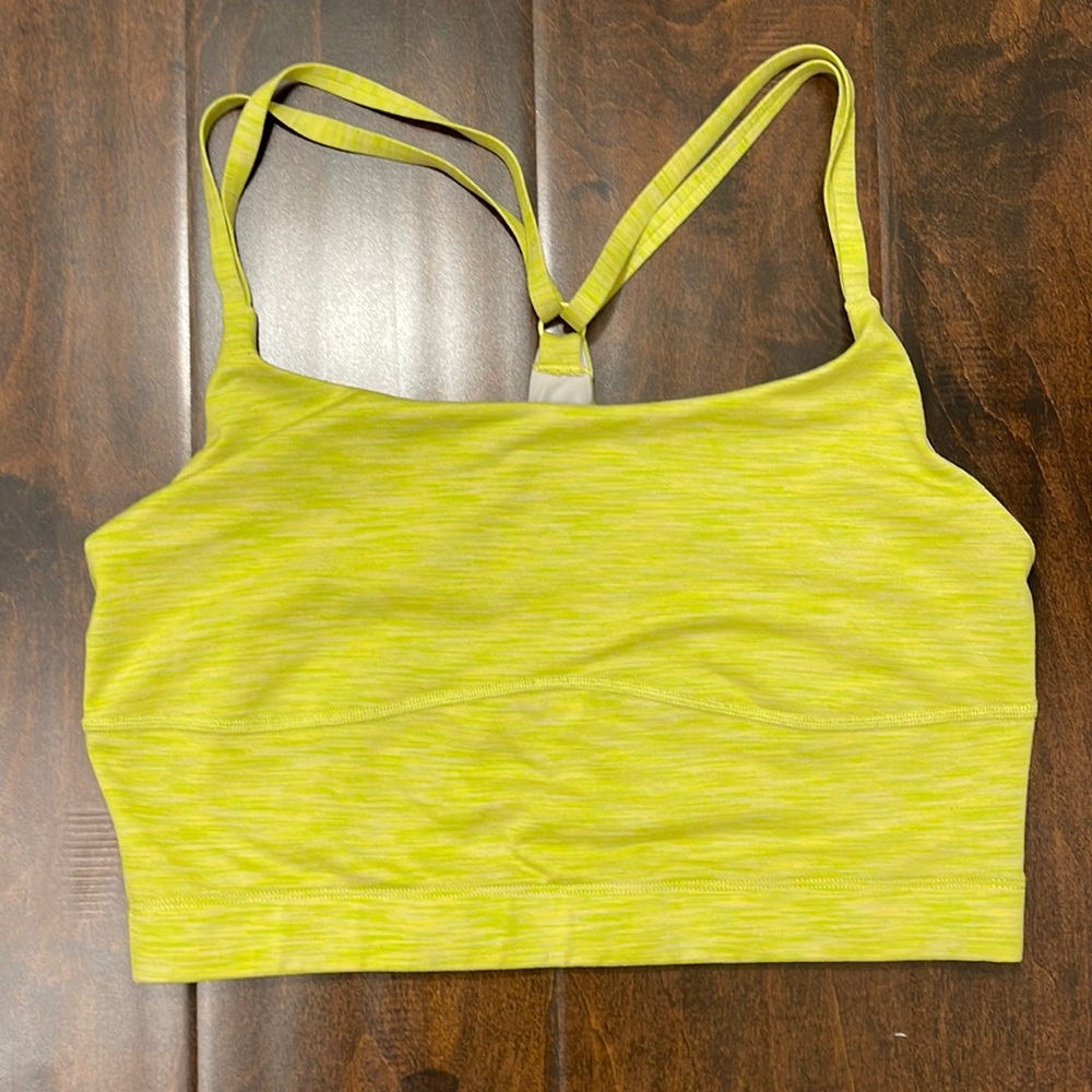 Outdoor Voices Lime Green Sports Bra Top